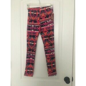 Arizona Jeans Co. Girls Tribal Print Leggings Pants Size M 10/12 Multi-Color